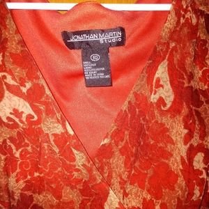 Size 10 red dress from Jonathan Martin Studio